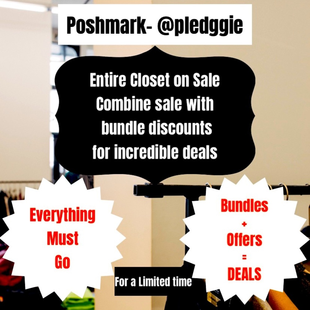 Entire closet on sale